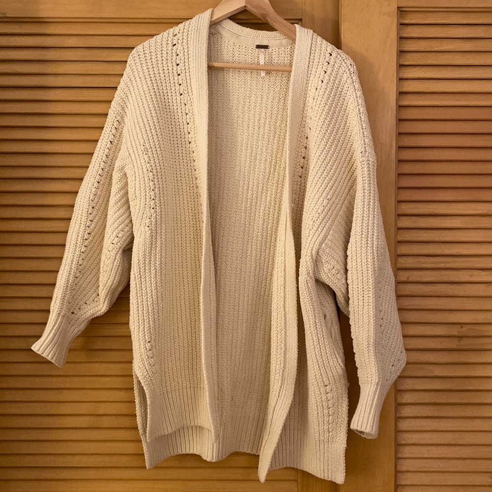 Free people dolman open cardigan sweater XS